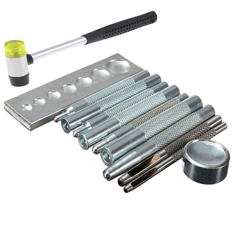 Набор из 12 инструментов для рукоделия инструмент высечки заклепок набор