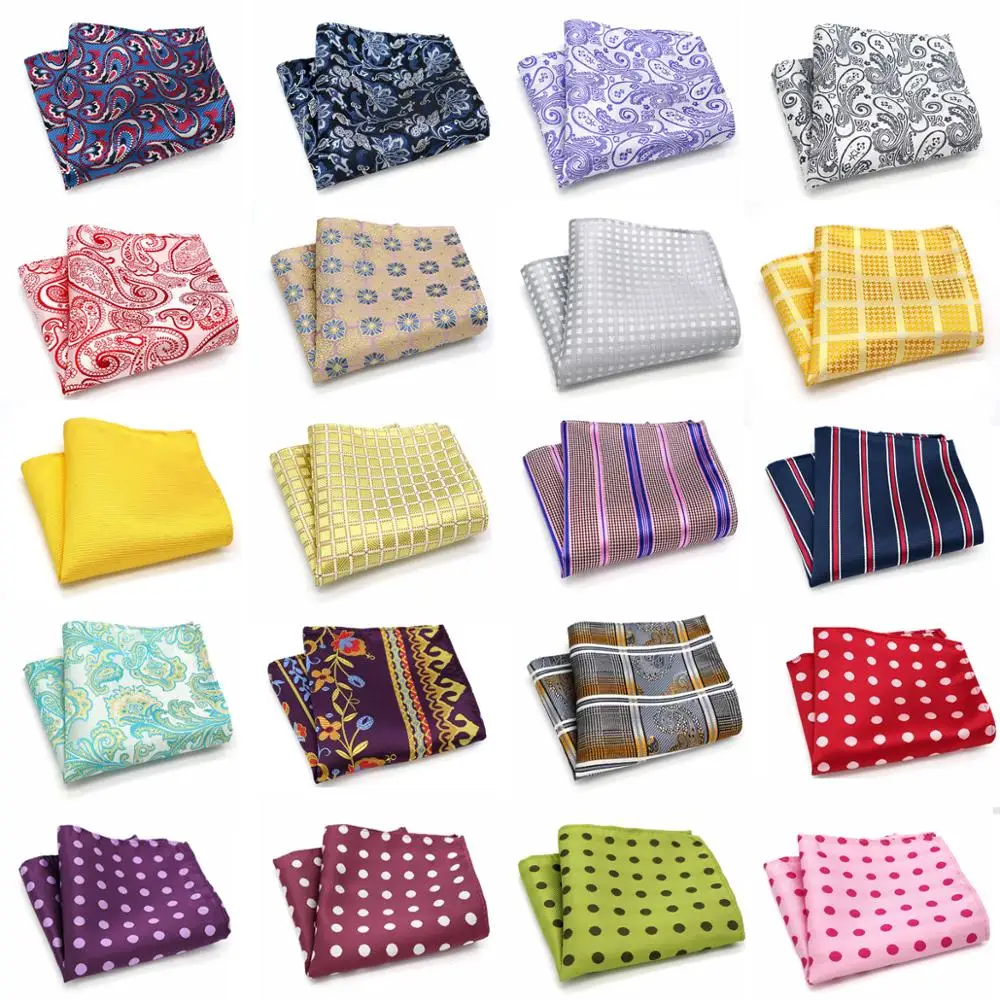 Фабричный мужской роскошный Шелковый Цветочный платок с пейсли Hanky элегантное