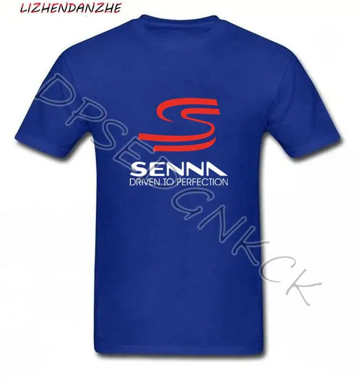 Футболка ф1 чемпион мира айртон сенна мужская футболка с изображением гоночного