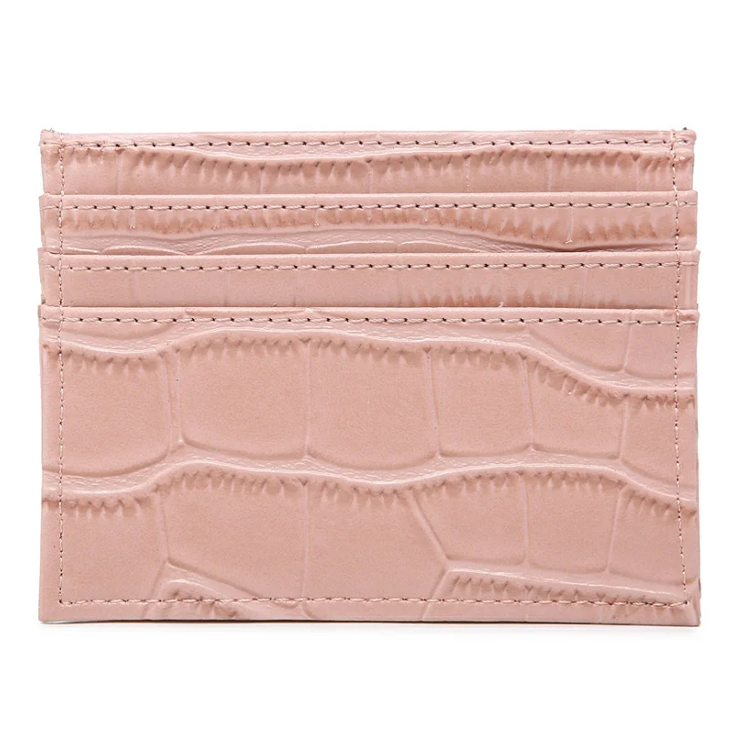 Новое поступление держатель для карт из крокодиловой кожи женские тонкие