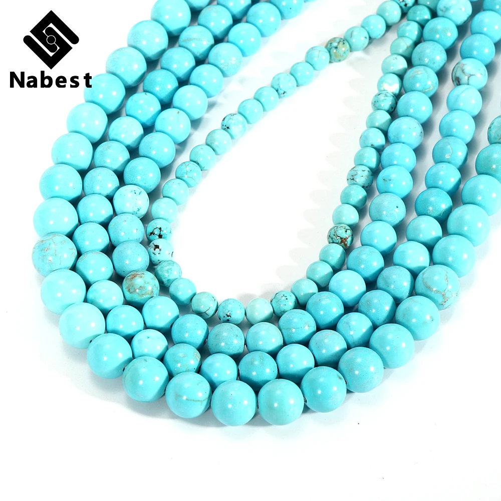 

Круглые бусины из натурального камня голубой бирюзовый, 4, 6, 8, 10, 12 мм