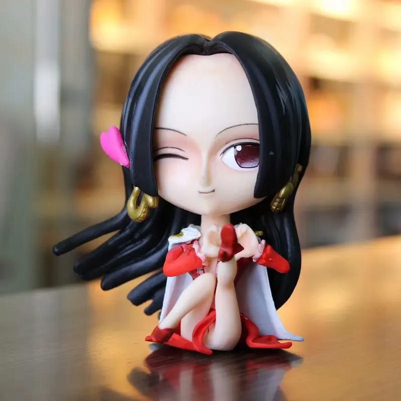 

10cm One piece Boa Hancock mini Action figure toys doll Christmas gift with box