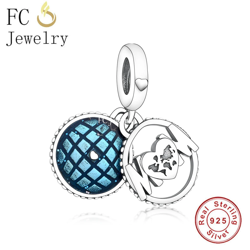 Подвеска Шарм для браслета из серебра 925 пробы с роботом|charm beads|beads diyoriginal pandora |