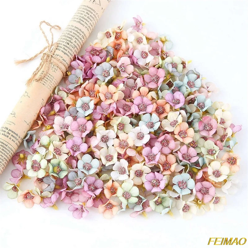

Multicolor Daisy Flower Head Mini Silk Artificial Flower For Wedding Party Home