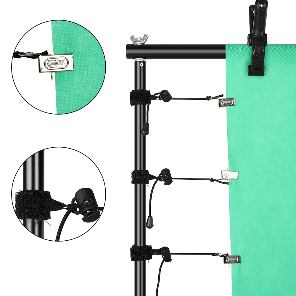 Background Stand Photography Support System Adjustable Backdrops Photo Studio Kit Chromakey Green Screen Frame | Электроника