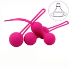 Безопасные Силиконовые Шарики kegal для женщин, шарики geisha ben wa для влагалища, шарики kegal для подтяжки упражнений, интимные игрушки для женщин