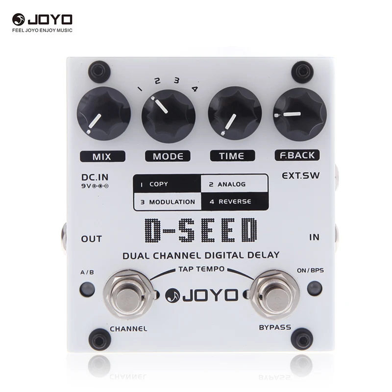 JOYO D-SEED двухканальная цифровая фотогитарная педаль американский/Британский звук