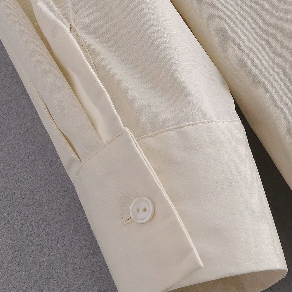 

turn down collar long design white blouse ladies casual oversize shirts for women 2021 classic fashion