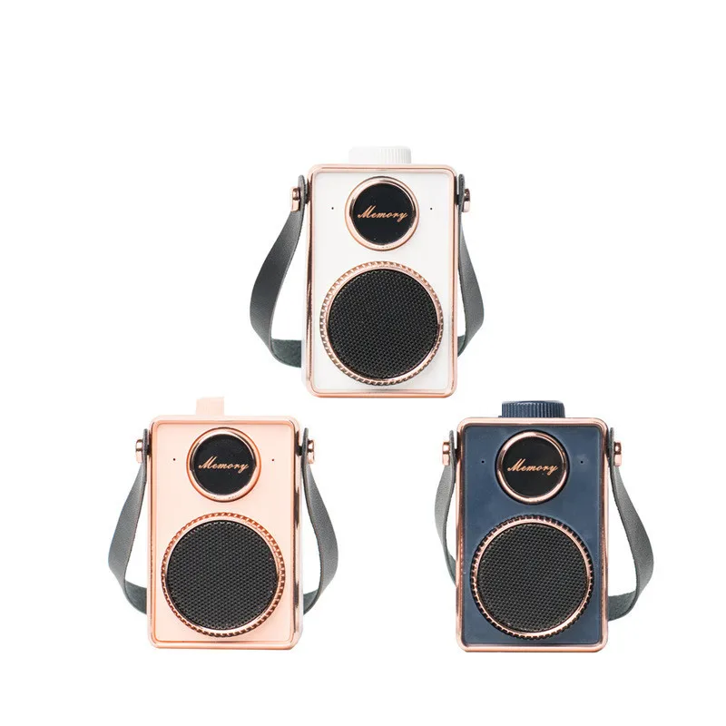 Creative Retro Bluetooth Speaker Portable Mini Lanyard Music Player Stereo with Sound Support Call Function|Портативные колонки| |