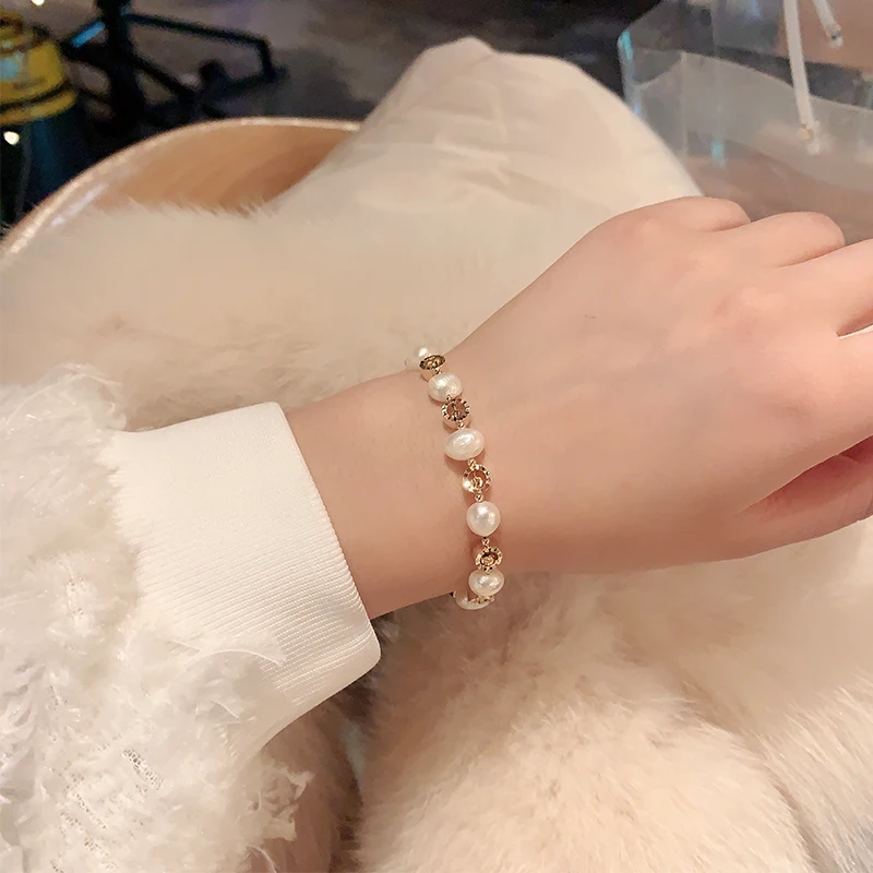 Жемчужный браслет в стиле барокко особый дизайн ретро темпераментная мода