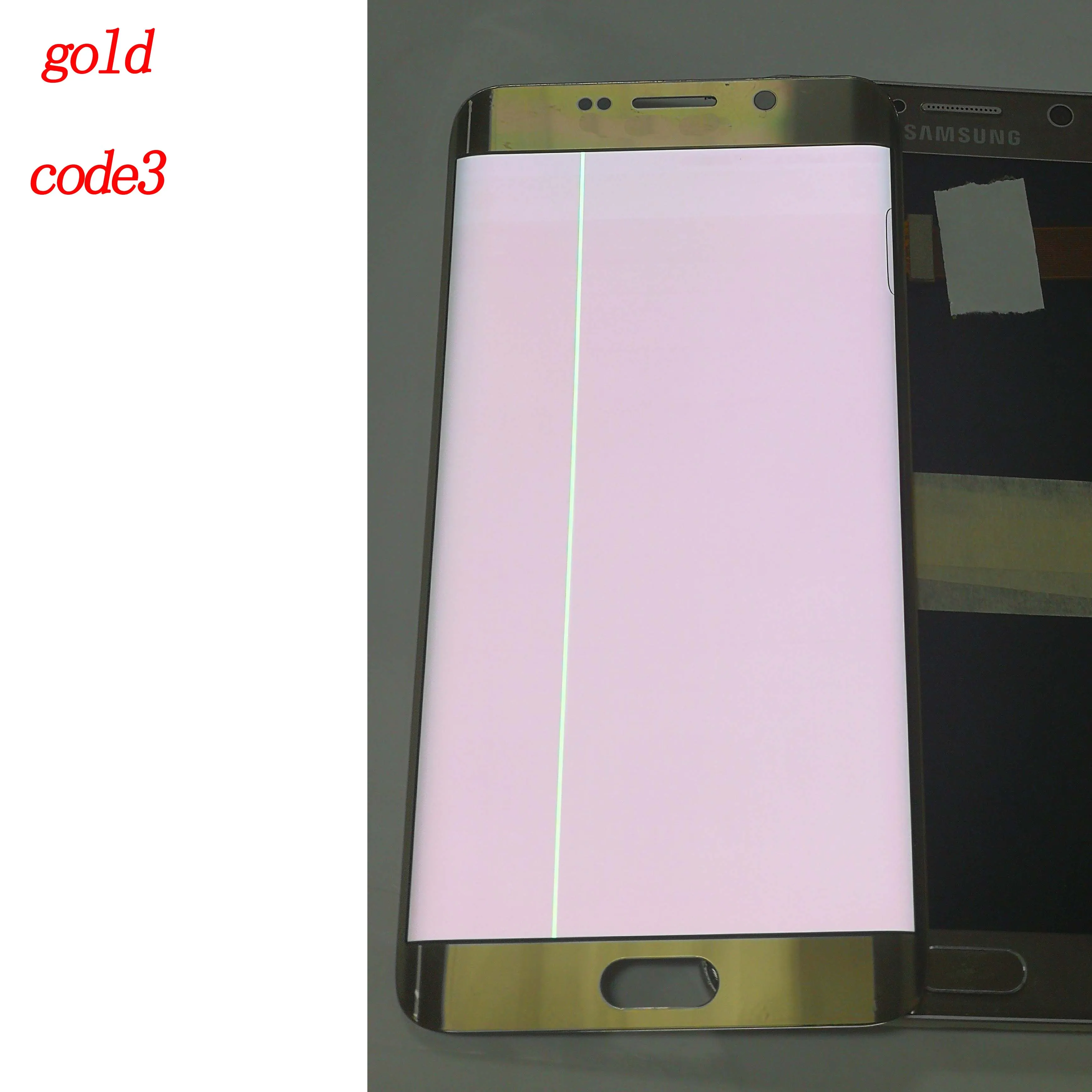 JPFix для SAMSUNG Galaxy S6 Edge Plus G928F линия тени ЖК-кодирующий преобразователь сенсорного экрана в сборе запасные части