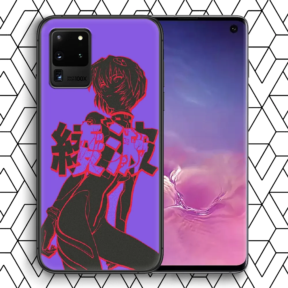 

Genesis Evangelion NGE EVA Phone Case For Samsung Galaxy Note S 8 9 10 20 E FE lite Uitra Plus black Back Luxury Shell Fashion