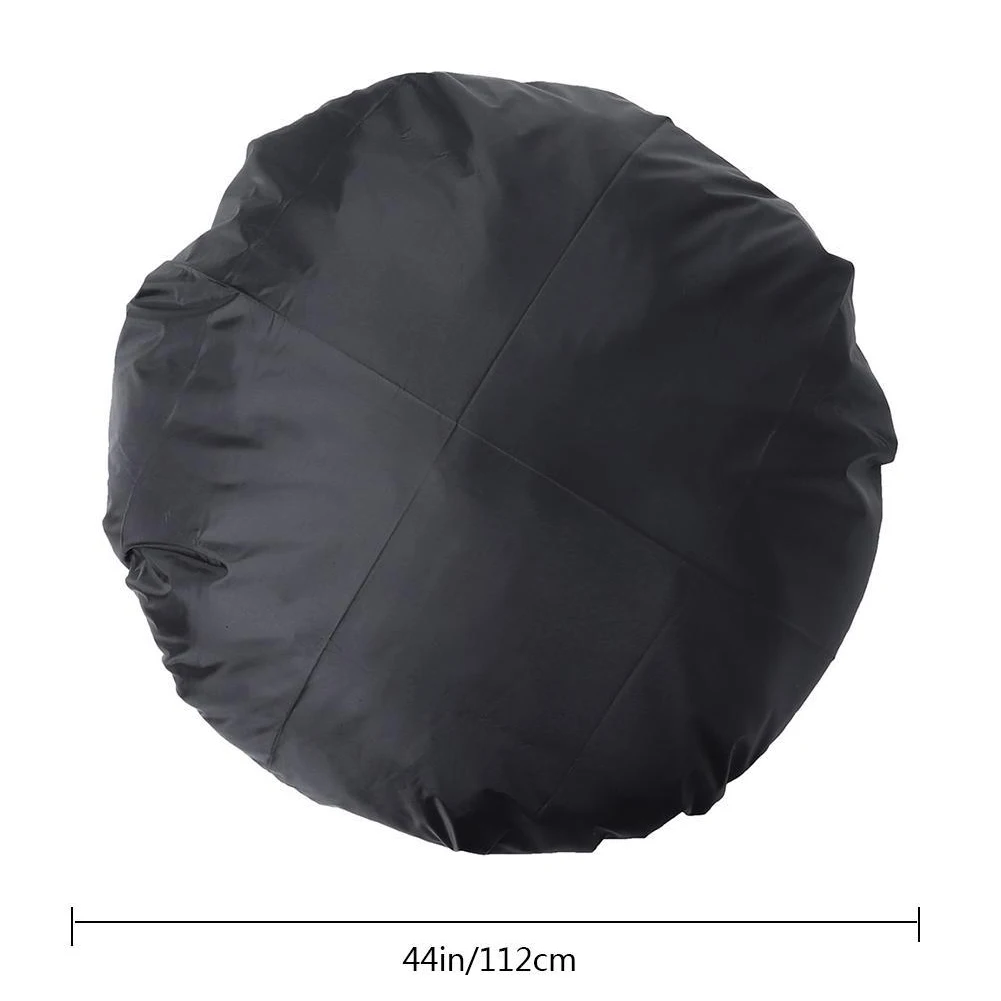

112cm BBQ Grill Cover with Drawstring Closure Heavy Duty Oxford with Waterproof Coating Weather Proof Outdoor Dust Cover Round