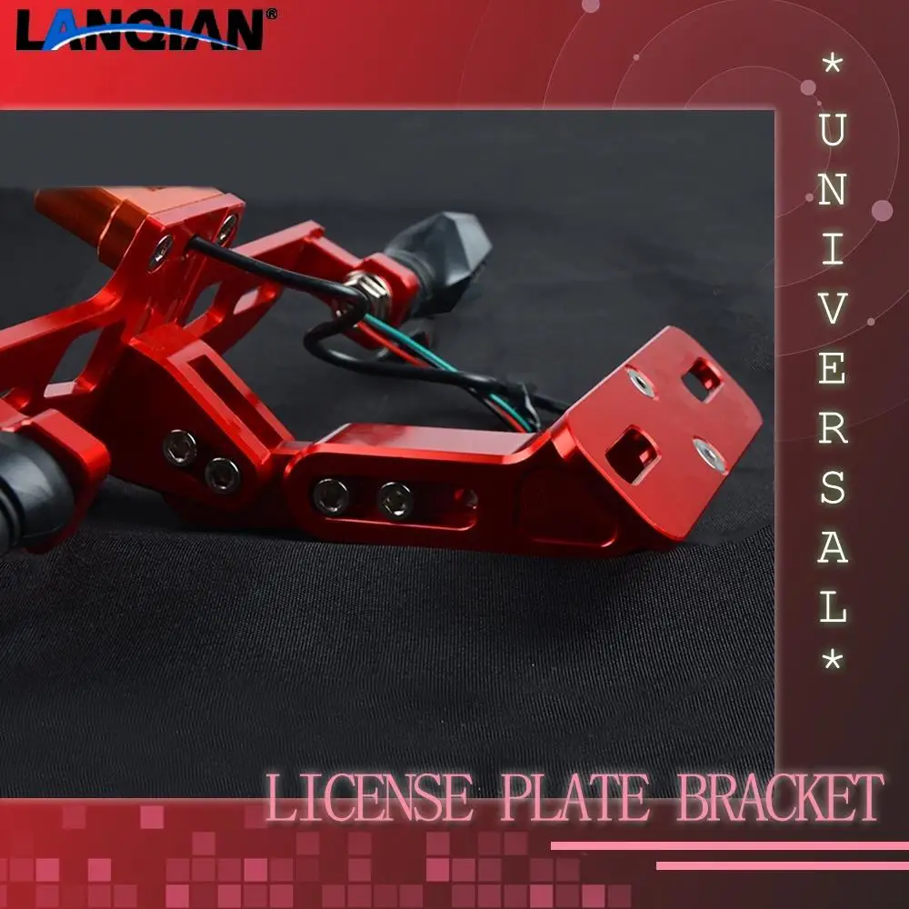 

Motorcycle License Plate Bracket Taillight Fixed Number Plate Frame with Light For DUCATI 899/959 Panigale 1199 1299 Panigale