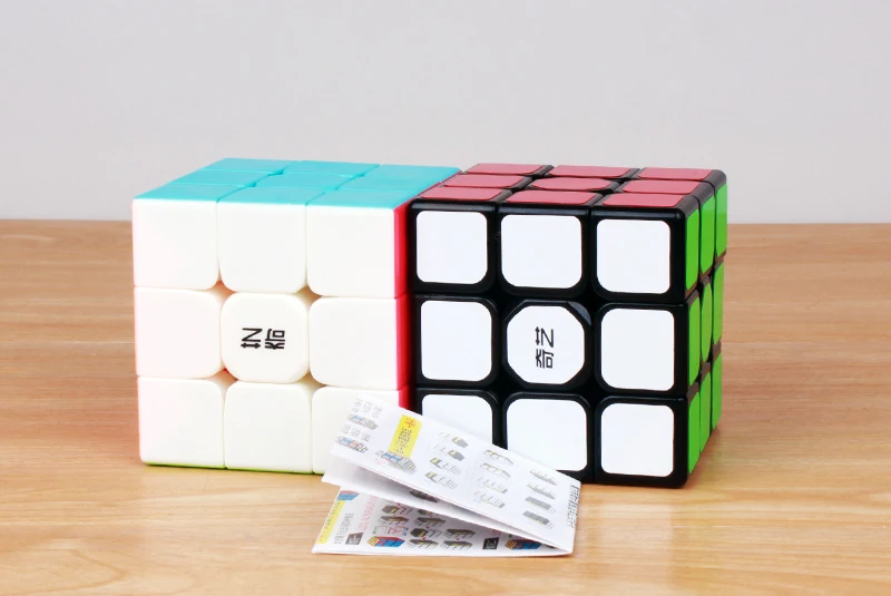 QiYi 3x3x3 парус волшебный куб воин W скоростной куб без наклеек профессиональные Кубики-головоломки Развивающие игрушки для детей