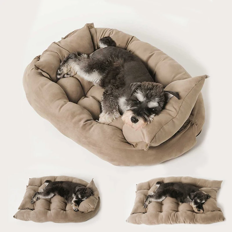 

Товары для домашних животных, многофункциональная складная подушка для собак, мягкий и удобный диван-трансформер для щенков, многофункцион...