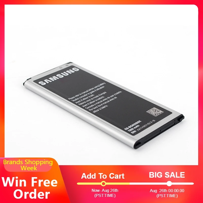 Оригинальный сменный аккумулятор для телефона EB-BG850BBE samsung GALAXY Alpha SM-G850F G850M G850T G8508S