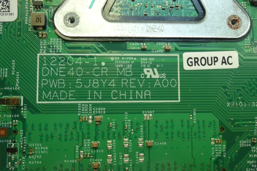 CN-055NJX 055NJX 55NJX 5J8Y4 для dell Inspiron 15R 3421 Материнская плата ноутбука SR0XL I5-3337U 12204-1 Материнская плата протестирована