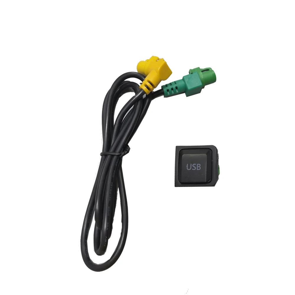 Высококачественный черный USB AUX-кабель USB-переключатель для Passat B6 B7 golf 5 MK5 Golf 6 MK6 GTI