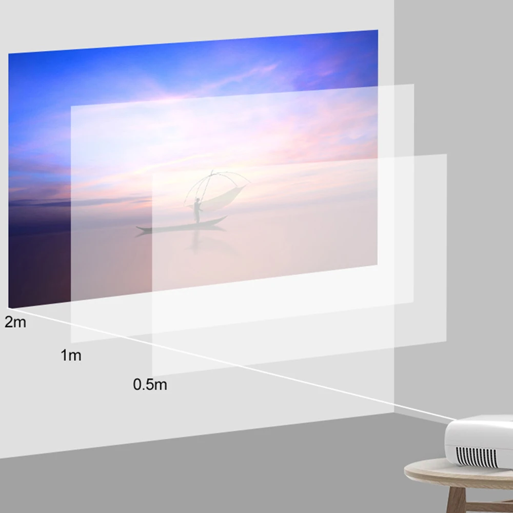 LED Mini Projector 480*272 Pixels LCD with HDMI/USB/AV/Audio Interface Portable Projection Game Home Media Player | Компьютеры и офис