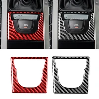 fit for porsche macan 2014 2021 real carbon fiber console electronic handbrake panel trim cover interior car accessories