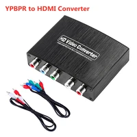 ypbpr to mi 1080p mi to rgb ypbpr component video converter with rl audio adapter converter for tv pc dvd monitor