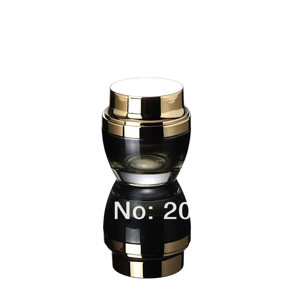 Стеклянная банка 50 г Красного/прозрачного/черного/золотого цвета для