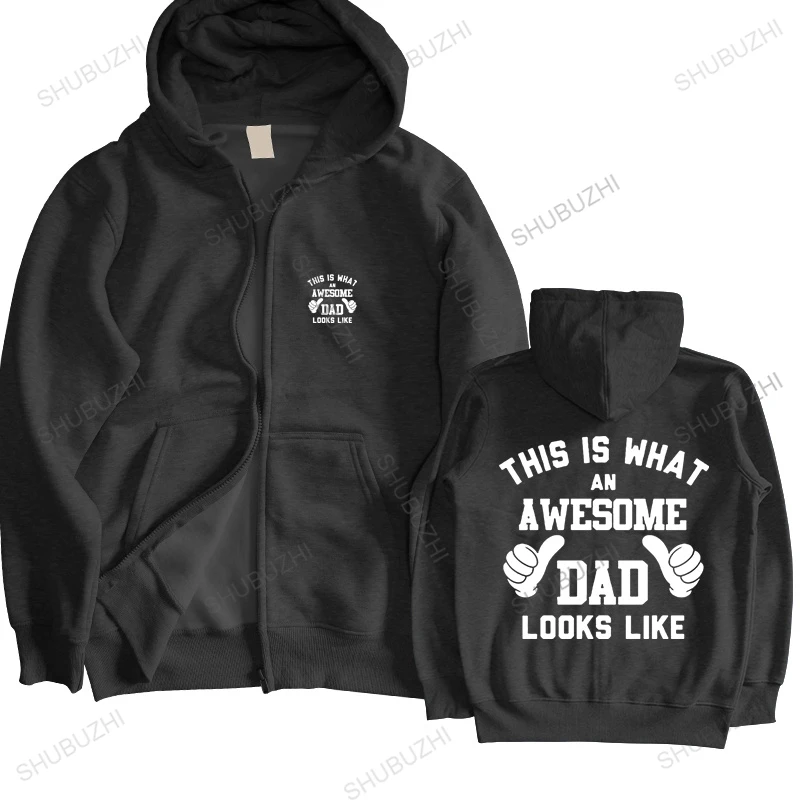 

This Is What An Awesome Dad Looks Like hoody Father's Day Best Gift For Husband Or Daddy EU Size Cotton zipper