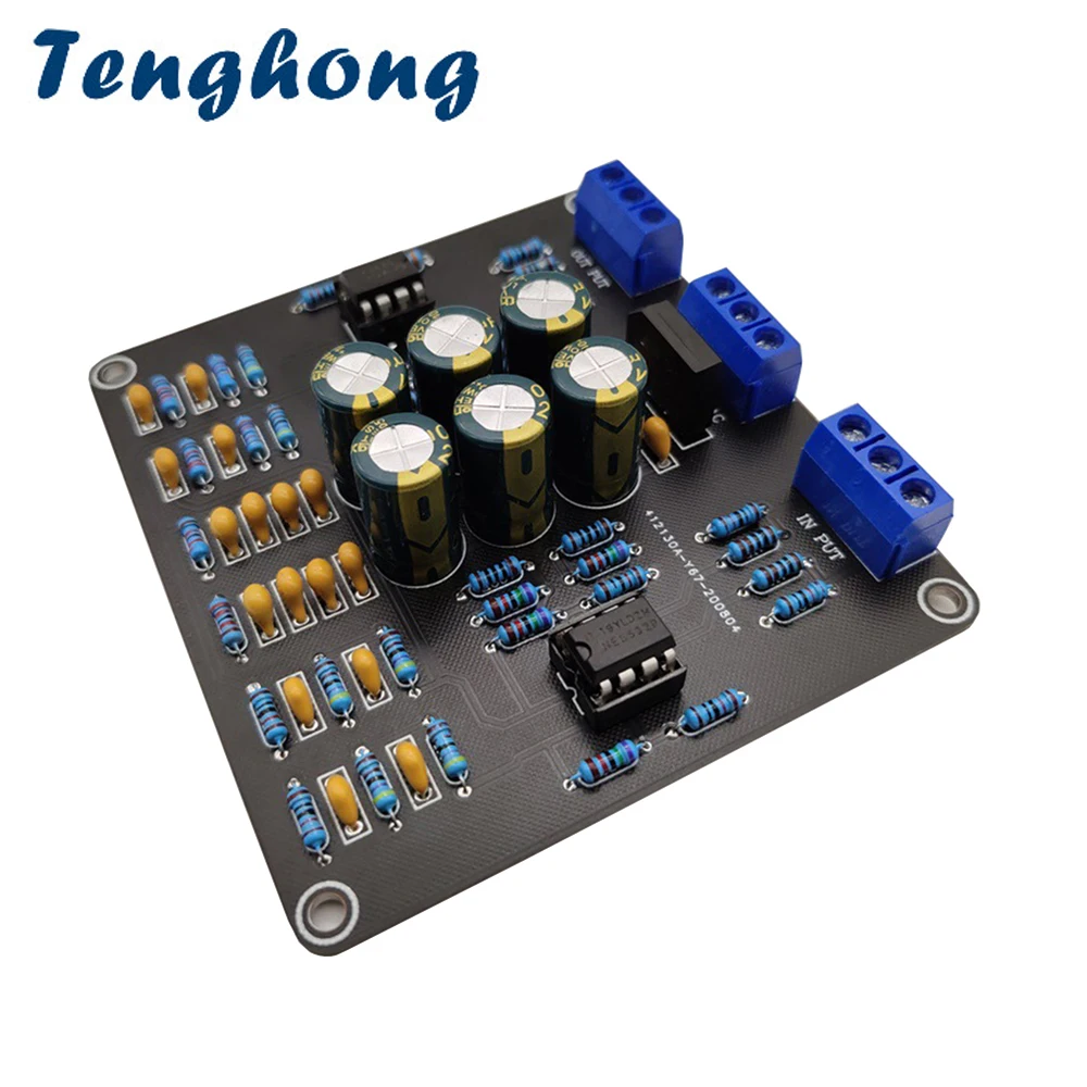 

Tenghong Hi-Fi предусилитель Board Двойной источник питания 12 В предусилитель тональная плата регулятор громкости для домашнего кинотеатра усилите...