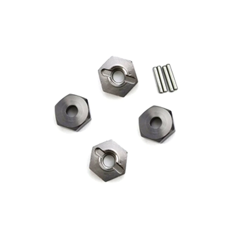 

12mm Combiner Wheel Hub Hex Adapter Titanium with 2PCS 5mm Metal Combiner Wheel Hub Hex Adapter