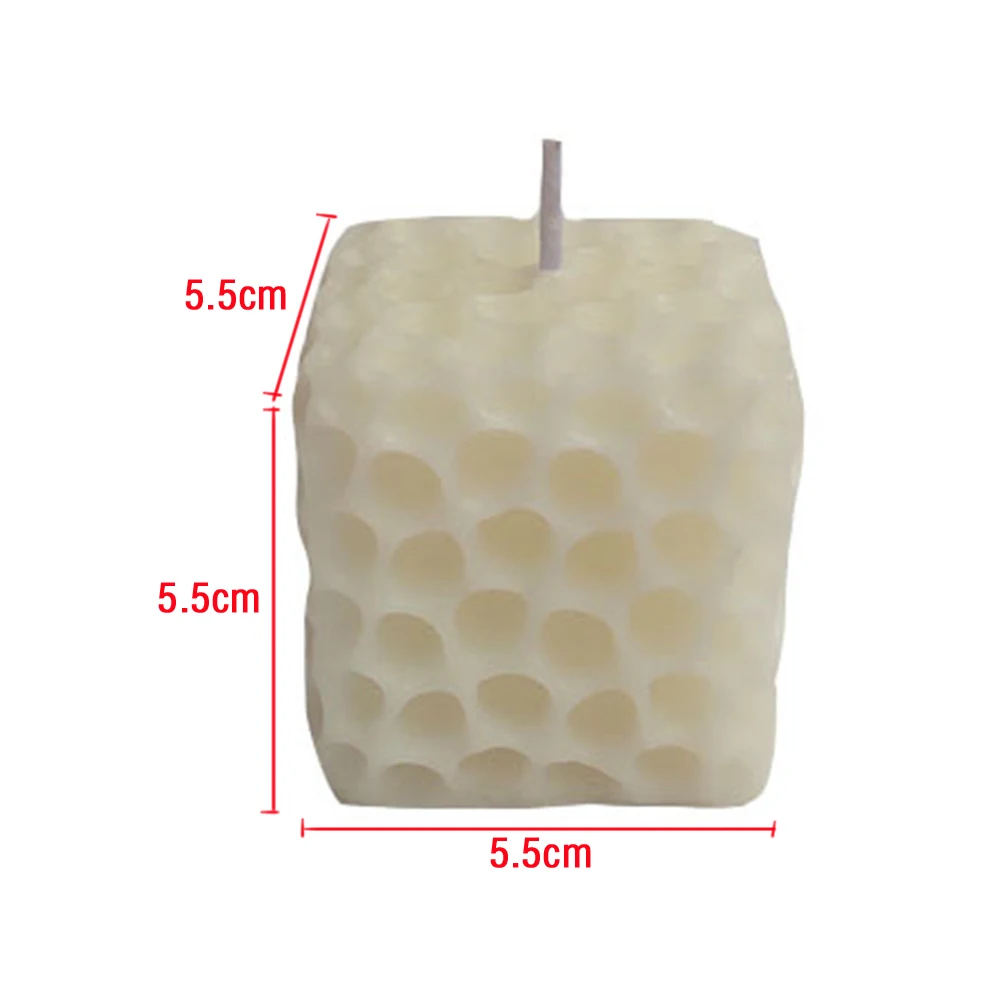 

3d Square Honeycomb Shape Silicone Mould Diy Aromatherapy Soap Plaster Candle Silicone Mold Fondant Clay Crafts Cake Decoration