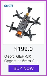 Geprc GEP-CX Cygnet 115 мм 2 дюйма RC FPV гоночный Дрон стабильный F4 0A 48CH RunCam Сплит Мини 1080P HD BNF/PNP скидка 5