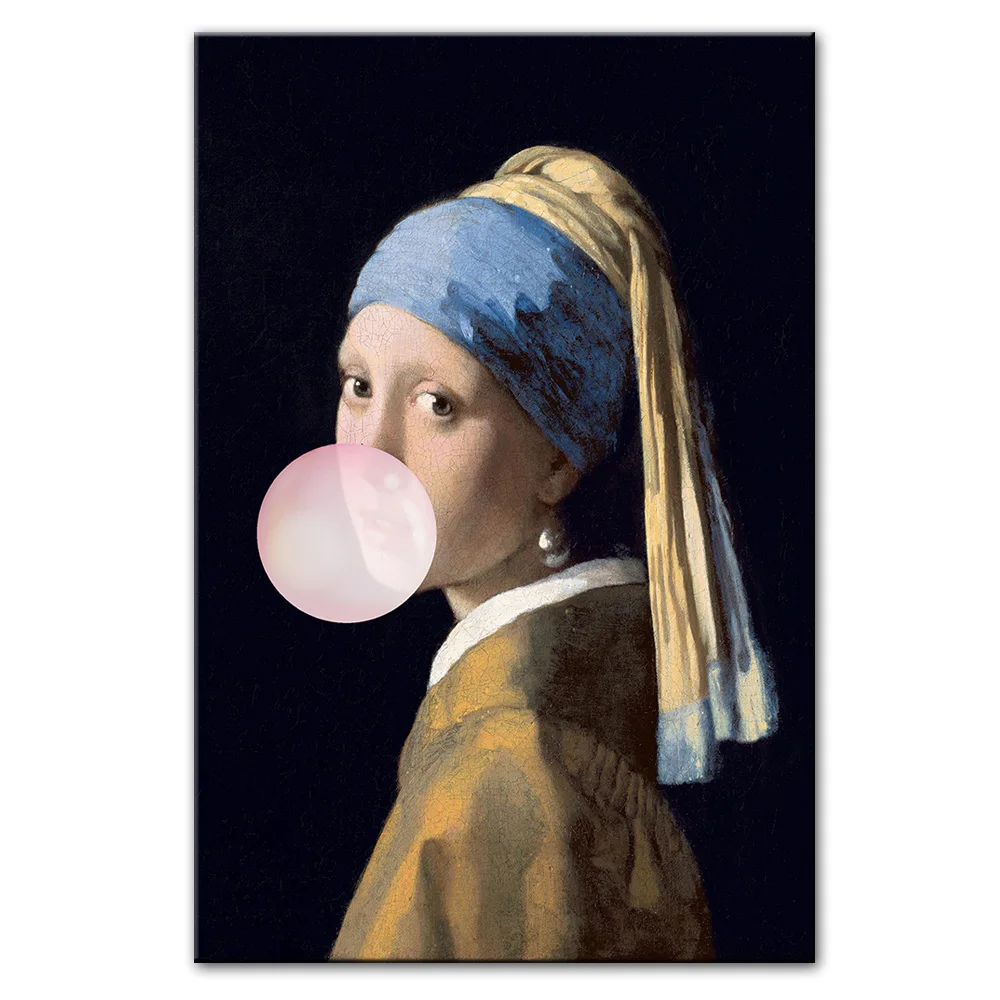 Девушка с жемчужной сережкой &quotизвестные художественные холст Картины