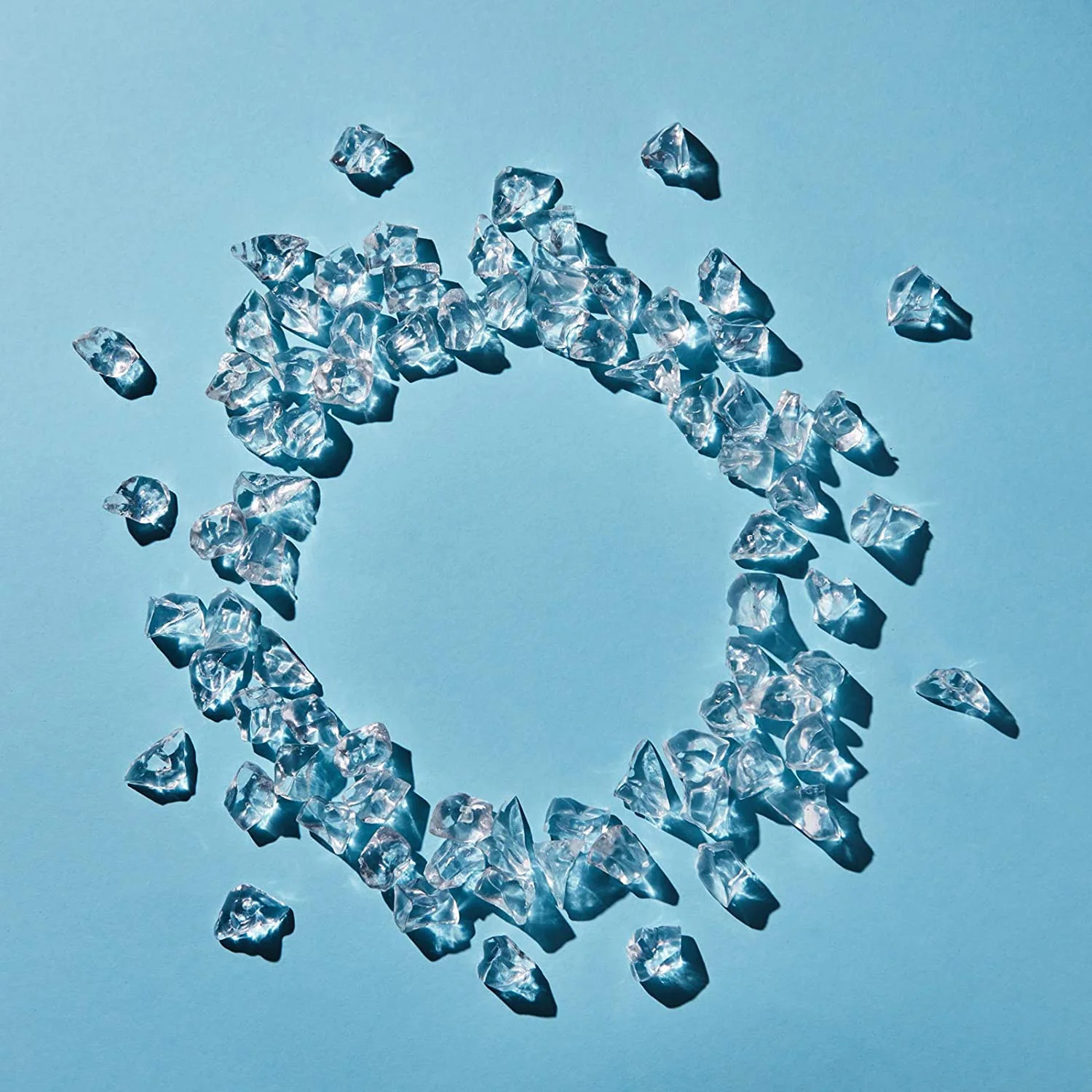 1000 шт. многоразовые кубики искусственных акриловых кристаллов|Искусственные