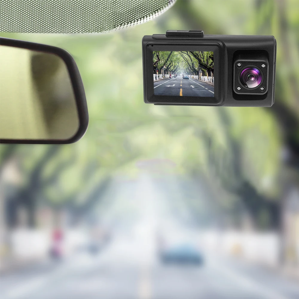 Автомобиль V18 + передняя и кабина Wifi видеорегистратор 2 &quotips 150 ° широкоугольный