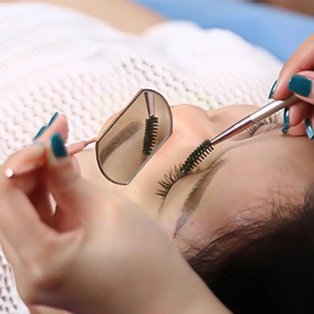 

Portable Eyelash Mirror Makeup Mirror Magnifying Beauty Long Handle Mirror For Checking False Eyelashes Tools Makeup Tool E1j4
