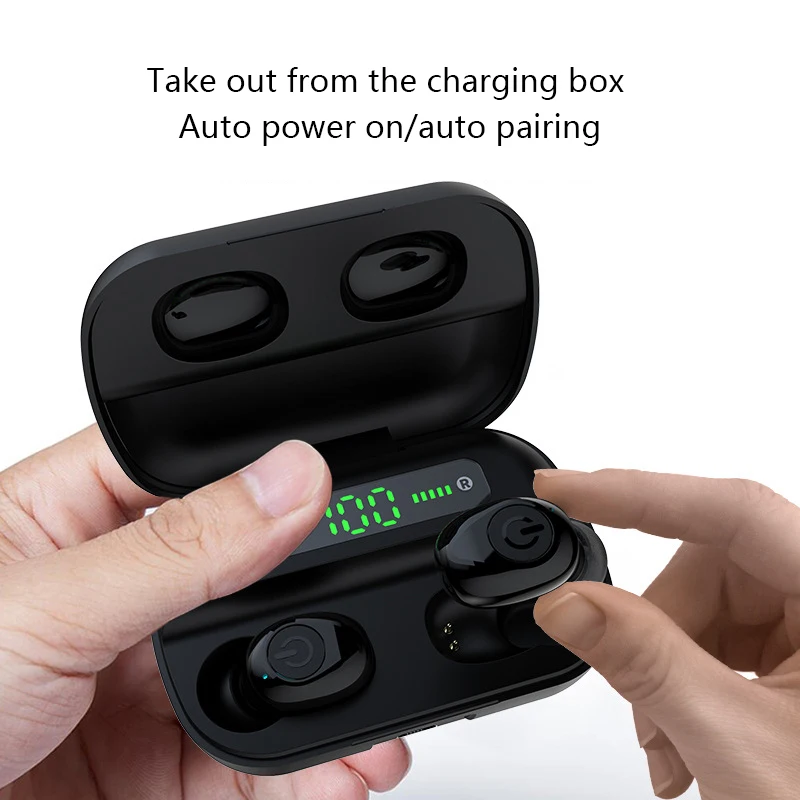 Bluetooth 5 0 наушники 3D стерео беспроводные Earbus HIFI Звук спортивные игровая гарнитура