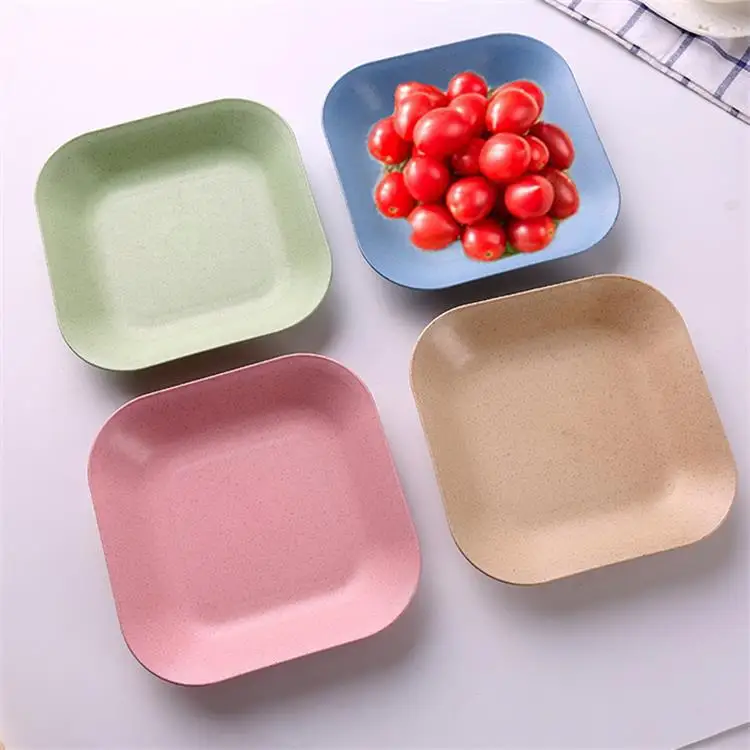 Пластиковая тарелка для пшеницы экологически безопасная чаша в скандинавском