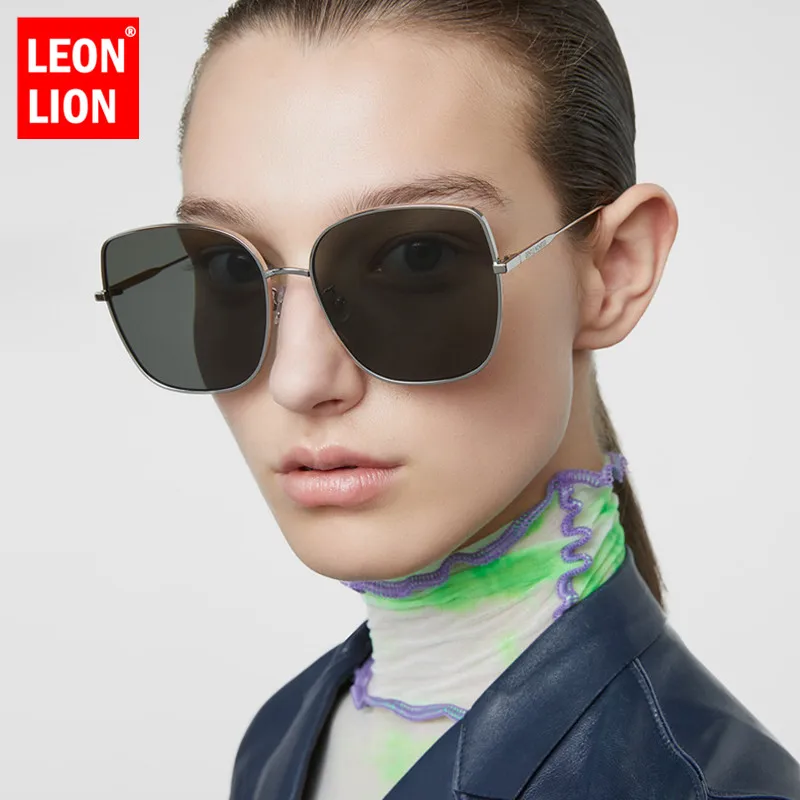 

LeonLion Fashion Oversized Sunglasses Women Retro Sunglasses Women Brand Designer Glasses for Women High Quality Oculos De Sol