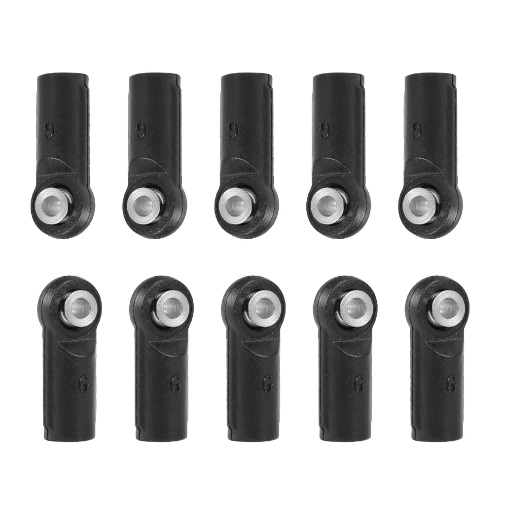 

10Pack M4 Metal Ball Head Holder Tie Rod End for 1/10 RC Climbing Car Parts