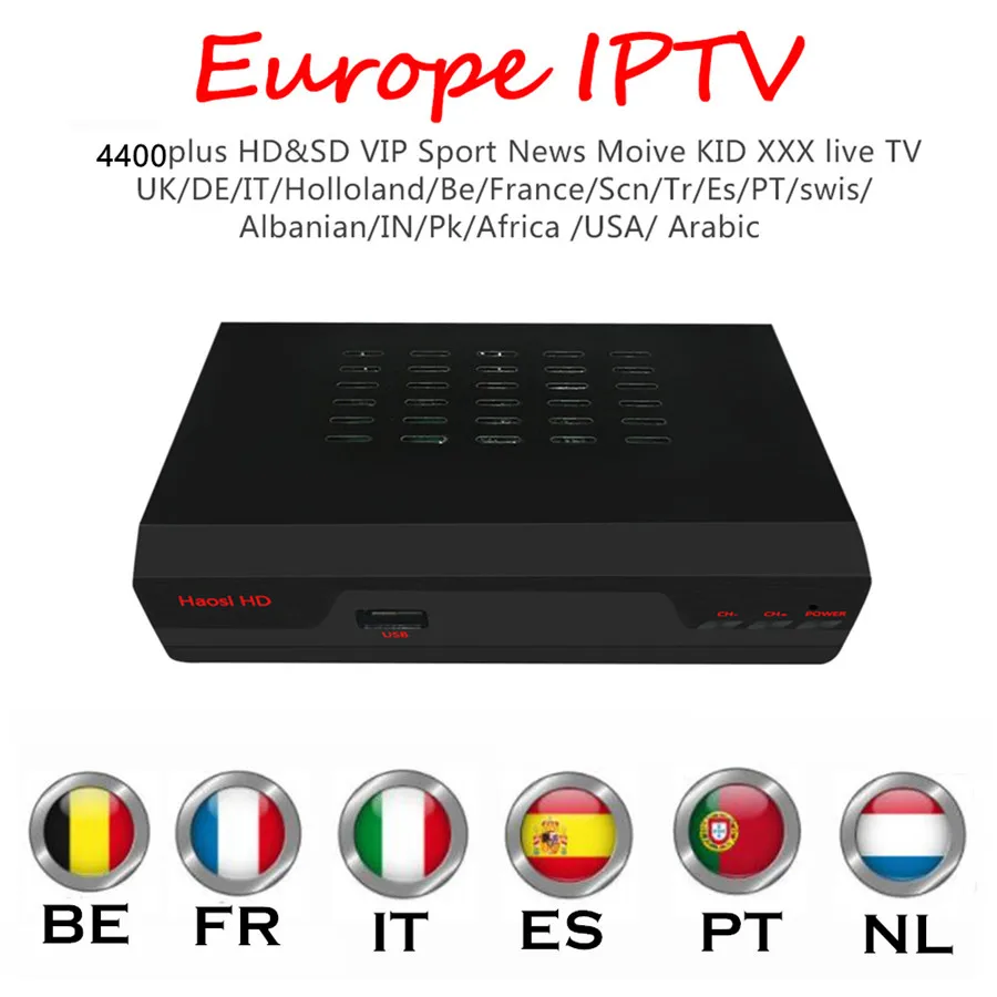 Лучший Iptv Европа коробка приемник 4k с Iptv взрослых подписки 1 год бесплатно 4400 Португалия французский Швеция греческие каналы Iptv Испания