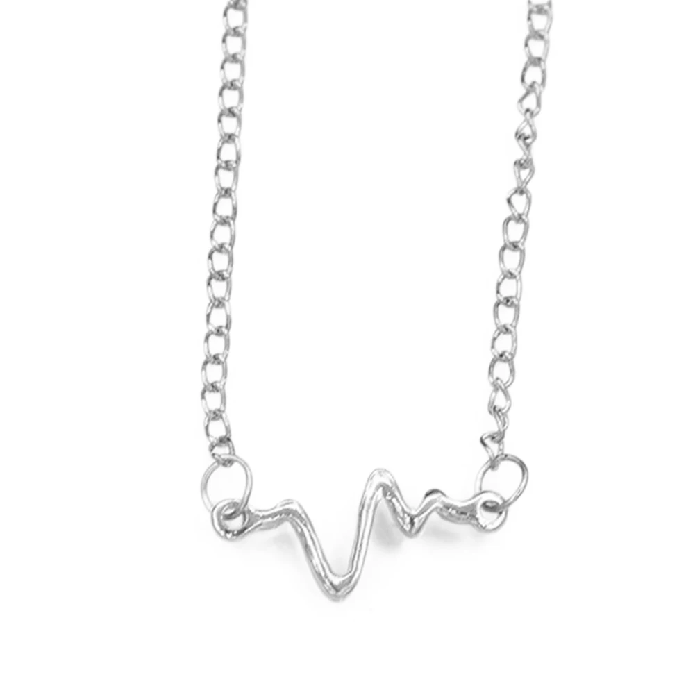 Модный Индивидуальный браслет &quotЧастота&quot золотое сердечко серебряного цвета