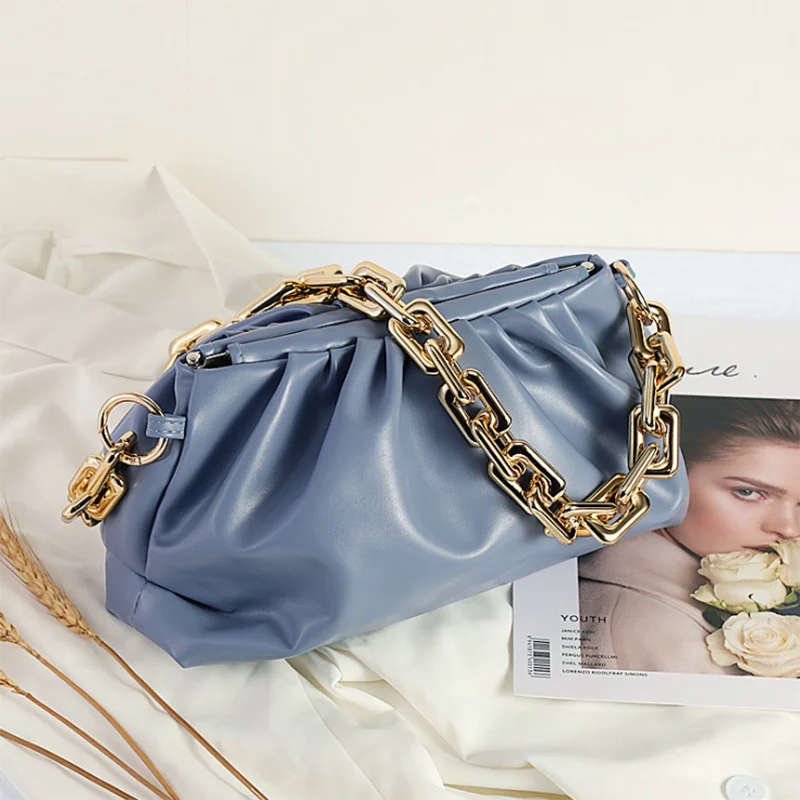 

HotSelling Women Cloud Bag Soft Leather HobosBag Single Shoulder Purse Women Crossbody Bag Luxury Handbag And Purse Day Clutches