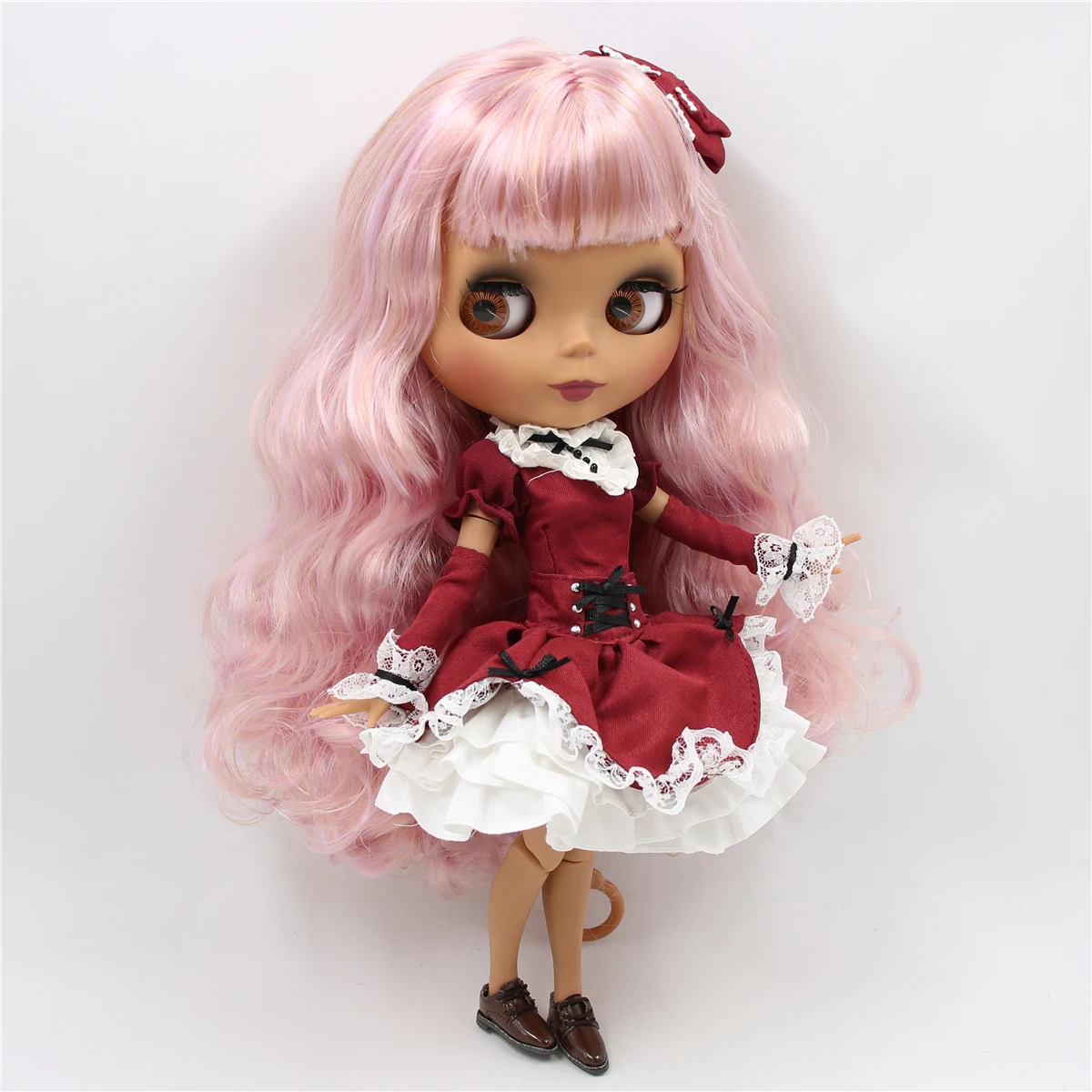 Ледяной DBS Blyth кукла косплей Великолепный костюм красная юбка с кружевными