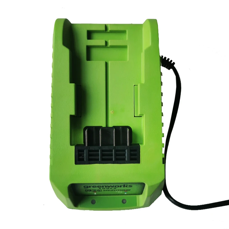 Greenworks 29862 G24 косилка Батарея Зарядное устройство 24 V резиновые ножки настенный
