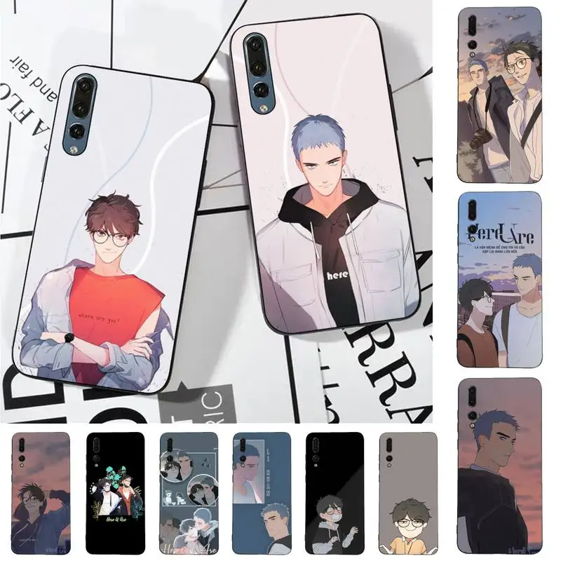 

Here U Are Anime Phone Case for Huawei P30 40 20 10 8 9 lite pro plus Psmart2019