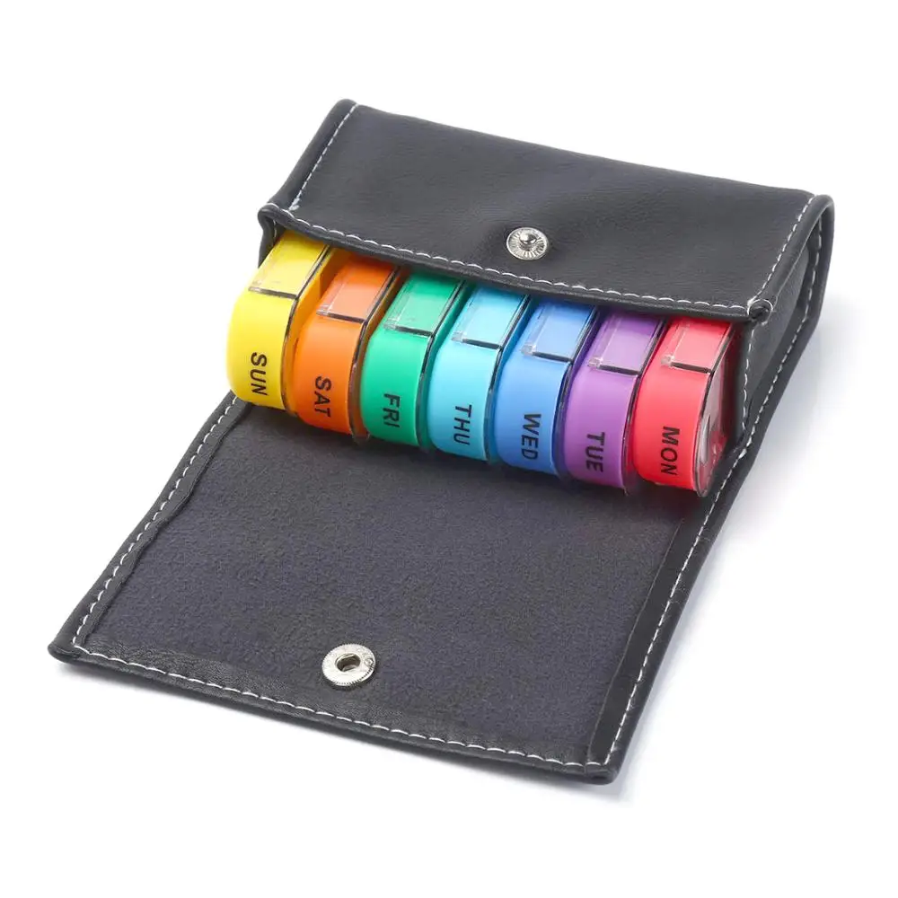 Коробка Портативный таблетки 28 сетки чехол для путешествий медицина ящик