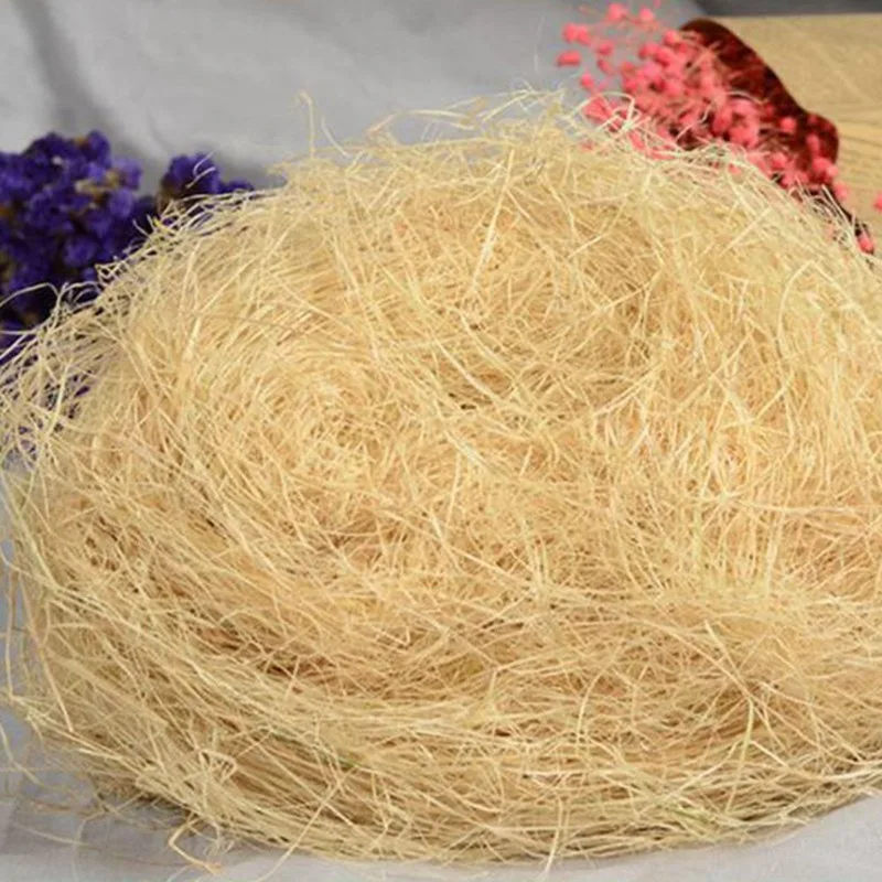 Для льняной рафии измельченные конфетти DIY Подарочная коробка заполнение
