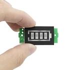 Модуль индикатора емкости литиевых аккумуляторов 1S, 2S, 3S, 4S, 3,7 в, 4,2 в, с синим дисплеем, тестер мощности аккумулятора электромобиля, литий-ионный