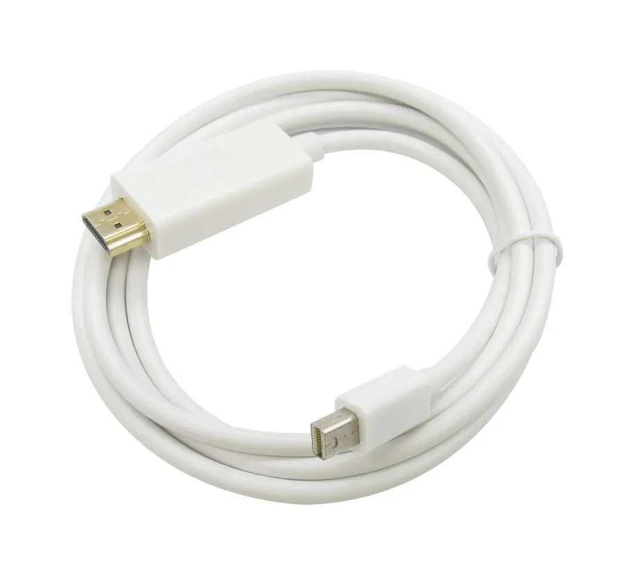 1 8 м 6 футов мини-порт дисплея DP к HDMI-совместимый Штекерный адаптер кабель для MacBook